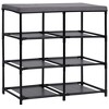 vidaXL Storage Cabinet with 6 Drawers 21.7"x11.4"x21.7" Gray Steel - 2 of 4