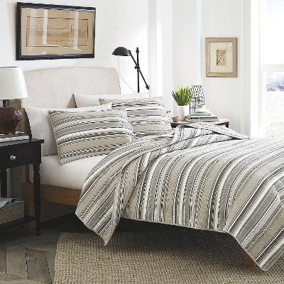 Abbey Reversible Quilt Set Gray - Stone Cottage : Target