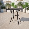 Flash Furniture Oia Commercial Grade Square Patio Table - image 2 of 4