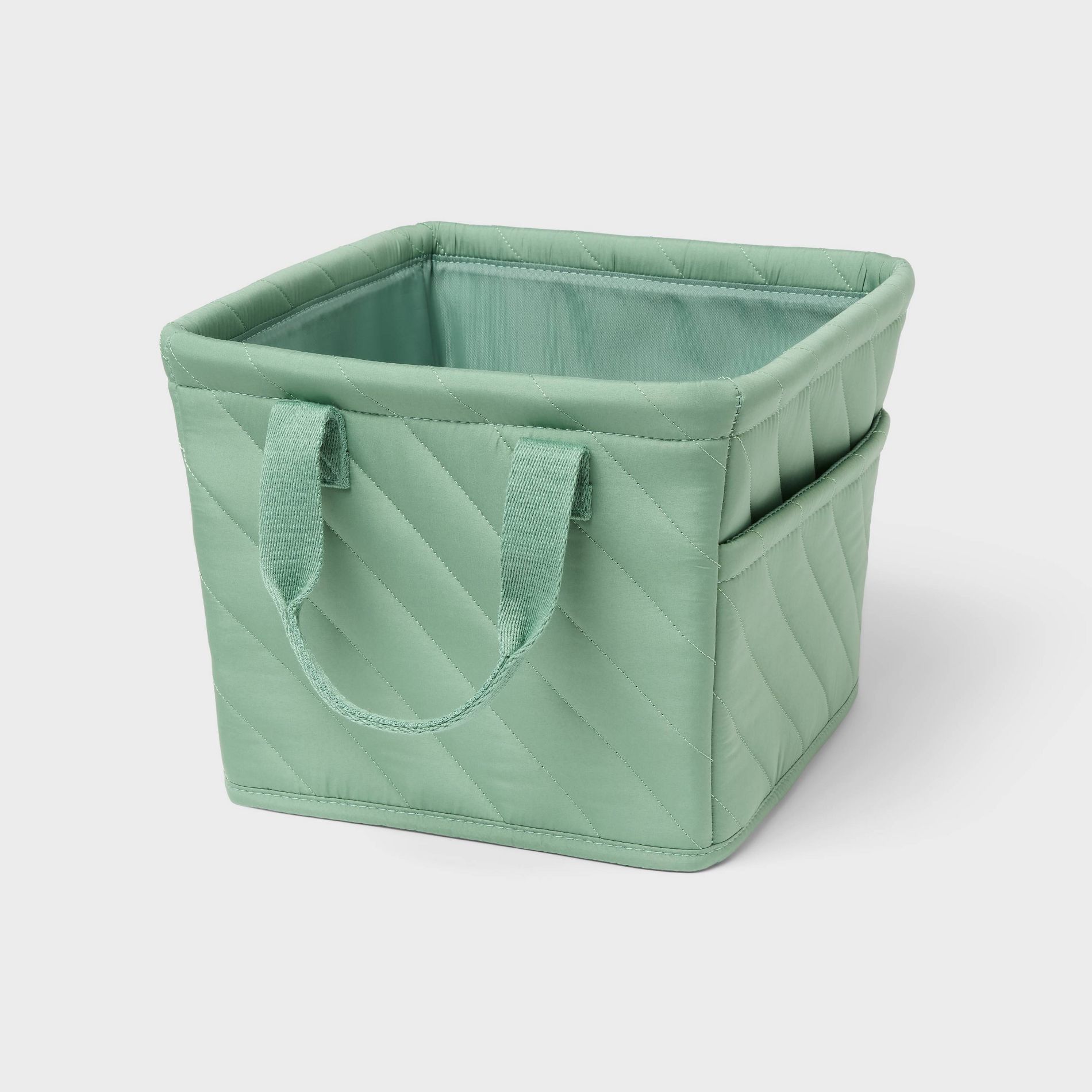 8''x10.5'' Fabric Stitched Decorative Storage Basket - Brightroom™