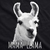 Womens Mama Llama T Shirt Hilarious Zoo Animal Tee For Mom - Crazy Dog Women's T Shirt - 2 of 4