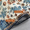 Ultra-Thin Vintage Runner Rug - Washable, Non-Slip, Non-Shedding, Stain-Resistant Hallway Carpet for Entryway - 4 of 4