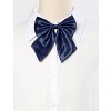 Allegra K Women's Adjustable Solid Color Pre-tied Bowknot Uniform Work Costume Bow Tie - 2 of 4