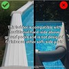 Poolzilla Step for 48’’ to 54’’ in. Above Ground Pools with Flip-up Outside Ladder - 2 of 4