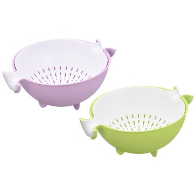 Unique Bargains Extendable Over The Sink Strainer Fruit Vegetable Wash  Basket Adjustable Colander For Kitchen Plastic Cream : Target