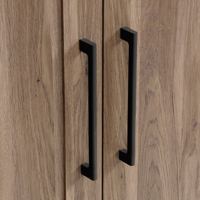 Salt Oak Freestanding Cupboard with Adjustable Shelving