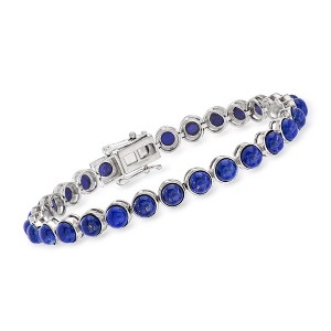 Ross-Simons Lapis Tennis Bracelet in Sterling Silver - 1 of 4