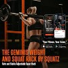 SQUATZ Adjustable Squat Rack Stand, Barbell Rack, Home Gym Weight Rack - 3 of 4