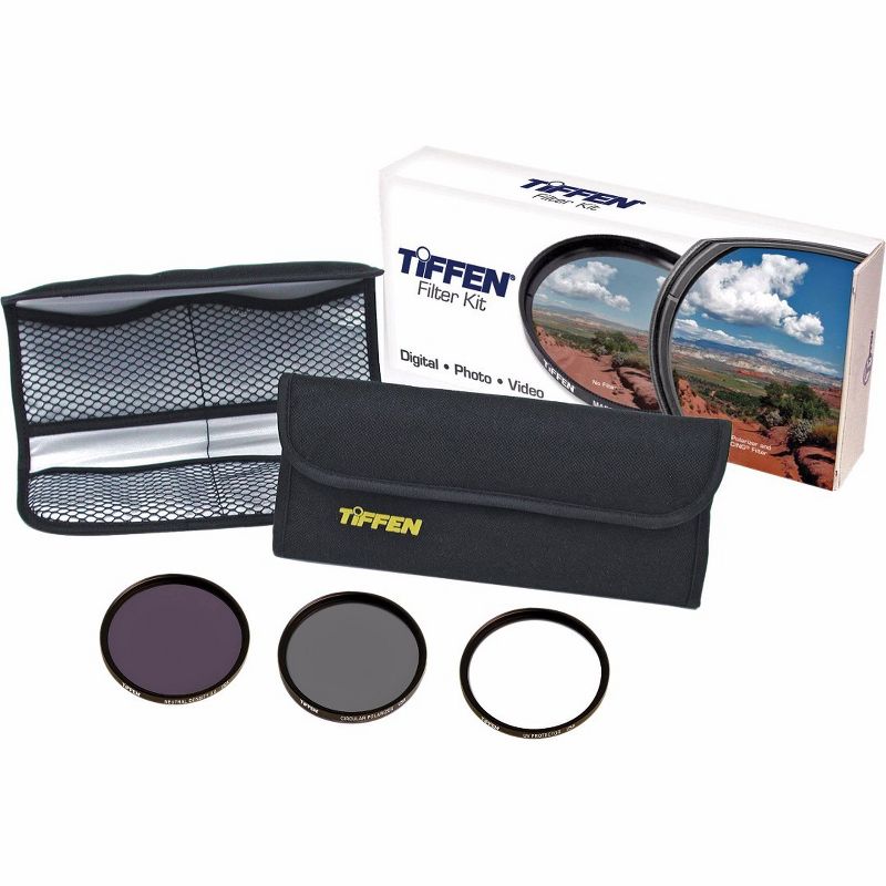 Tiffen Digital Essentials 77mm UV/Circular Polarizer/Neutral Density Filter Kit, 1 of 4