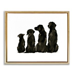 Stupell Industries Family Pet Silhouette Design, 21" x 17" - 1 of 4