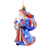 Huras 7.25 In Stars & Stripes Claus Ornament Rwb Patriotic 4Th July Tree Ornaments - 4 of 4