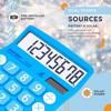 CATIGA 8-Digit & 12-Digit Desktop Calculator, Large LCD, Sensitive Buttons, Dual Solar Power, Standard Function for Office, Home, School - 4 of 4