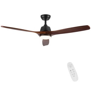 BestParts 52" Lighted Ceiling Fan with Remote - Reversible Motor for Sloped Ceilings - 1 of 4