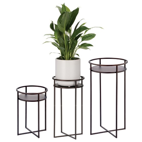 Tangkula 4-Tier Metal Plant Stand Indoor 48.5' Tall Plant Shelf for Small  Plants Tiered Plant Holder W/ Golden Metal Frame