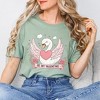 Simply Sage Market Women's Be My Valentine Swan Short Sleeve Graphic Tee - 2 of 4