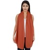 Anna-Kaci Womens Lightweight Chiffon Long Fashion Scarves Solid Color Fall Wrap Shawls - 3 of 4