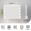 HOMLUX Adjustable LED Vanity Mirror - 10X Magnification, Detachable Base & Hanging Setting, Smart Touch - 3 of 4