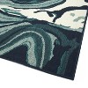 LunaLulinlk Modern, Abstract, Textured Cut Pile 1'11" x 3'7" Rectangle Throw Rug - 4 of 4