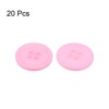 Unique Bargains Sewing Resin Round Flat 4-Hole Replacement Craft Buttons 20 Pcs - 3 of 4