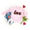 Simply Sage Market Women's Graphic Sweatshirt Buffalo Plaid Love - 3 of 3