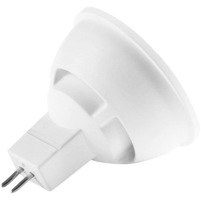 White Frosted LED MR16 Light Bulb 6.5W GU5.3