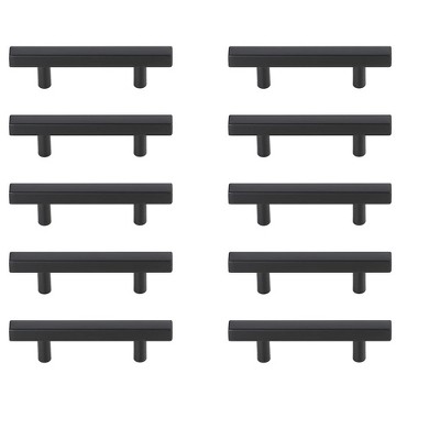 Elegant Lighting Dior 3" Center to Center Matte Black Bar Pull Multipack (set of 10)