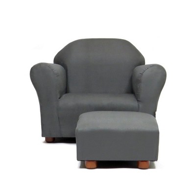 Keet Roundy Chair Microsuede with ottoman