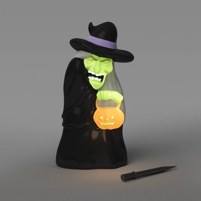 23" Light and Sound Witch Outdoor Halloween Decorative Prop - Hyde and EEK! Boutique™