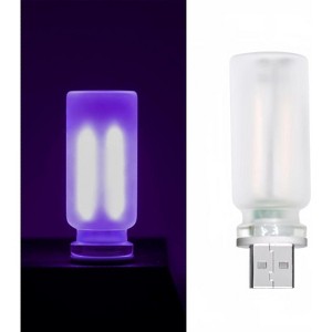 TruAIR Retro USB Car Lamp Ð Touch LED Ambient Light for Vehicles & Home Purple No Size - 1 of 4