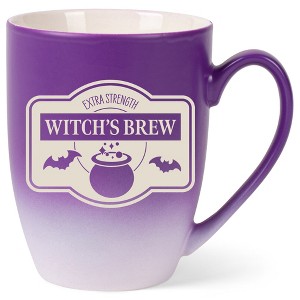 100 North Magic Potion 10 Ounce Purple and White Two Toned Ombre, Comfortably Fits Your Hands, Ceramic Tea Coffee Cup Mug, Witch's Brew - 1 of 1