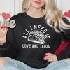 Simply Sage Market Women's Graphic Sweatshirt Valentine Taco - image 2 of 3