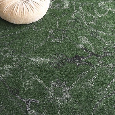 Hand-Tufted Light Pink Wool and Synthetic 3' x 5' Area Rug