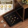 Famapy Large Furniture Style Dog Crate 70" Dog Crate with Tray and Divider - 3 of 4