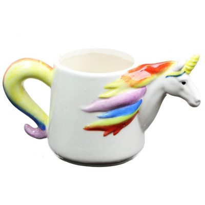 Just Funky Unicorn Molded Ceramic Coffee Mug