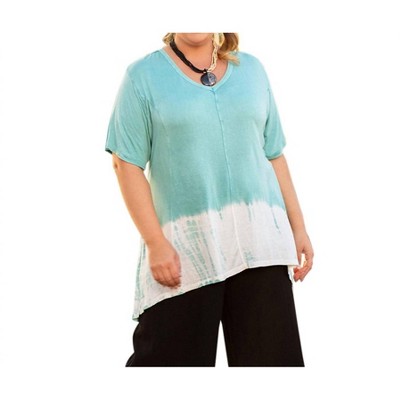 Women's Sara Short Sleeve V-Neck Top - Plus - On The Plus Side