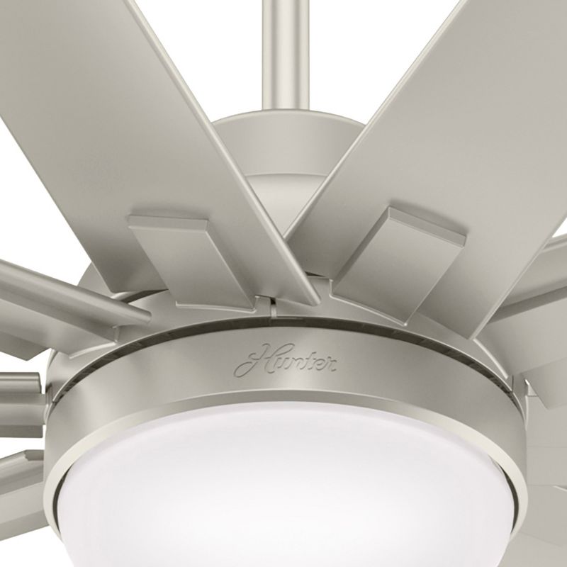 72" Overton Outdoor Ceiling Fan with LED Light - Hunter Fan, 4 of 14