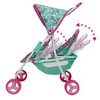 509 Crew: Mint Heart - Tandem Twin Doll Stroller, Pretend Play Toy, Kids 3+ - 3 of 4