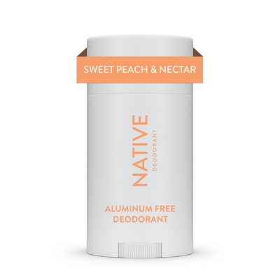 Native Deodorant for Women & Men - Sweet Peach & Nectar - Aluminum Free - 2.65oz