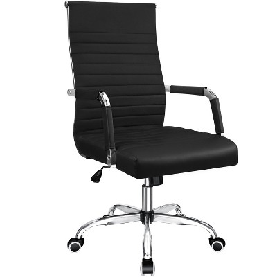 LACOO Mid-Back Faux Leather Desk Chair
