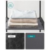 SONGMICS Closet Wardrobe, Portable Closet for Bedroom, Clothes Rail with Non-Woven Fabric Cover, Clothes Storage Organizer, 55.1 x 16.9 x 68.5 Inches - 4 of 4