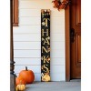 HomeRoots 72" Black Gold And Orange Solid Wood Give Thanks Porch Sign - 2 of 4