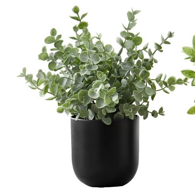 GlasFlength Artificial Plants Small Fake Plants Artificial Grass Plants Faux Plants for Indoor Home Table Decor, Green, 10"*10"*11"