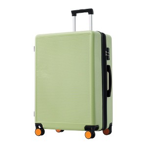 Hardshell Luggage Expandable Spinner ABS Suitcase With TSA Lock Lightweight Case For Outdoor Travel Camping Women Men 15.75 x 9.45 x 25.20in - 1 of 4