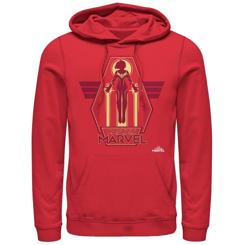 Captain marvel hoodie mens best sale