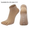 Anna-Kaci Yoga and Pilates Toe Sock and Fingerless Glove Set with Anti-Slip Grip and Breathable Stretch Fabric - 4 of 4