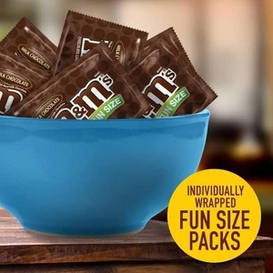 M&M's 1/2/3/4 LB Original Fun Size Rich Milk Chocolate Candy Bulk Packaging - Great for Schools, Offices, Home & More! - 1 of 4