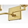 Elegant Lighting Ronnie 2 light Brass and Clear Bath Sconce - 3 of 4
