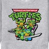 Men's - Teenage Mutant Ninja Turtles - Gaming Group And Logo Graphic Fleece Sweatshirt - 2 of 4