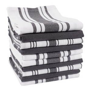KAF Home Set Of 10 Terra GRS Kitchen Towels - 1 of 3
