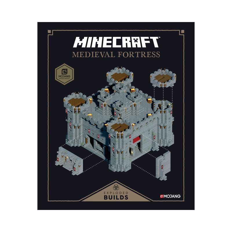 Minecraft: Exploded Builds: Medieval Fortress - by  Mojang Ab & The Official Minecraft Team (Paperback), 1 of 2